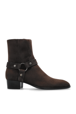 Saint Laurent 'Wyatt' suede ankle boots | Men's | Vitkac